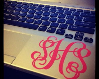 Vinyl Monogram Decal  - 3 inch