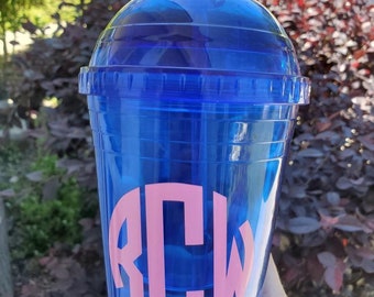 Vinyl Monogram Decal - 3 inch