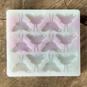 Luna Moth Earrings Palette Silicone Mold