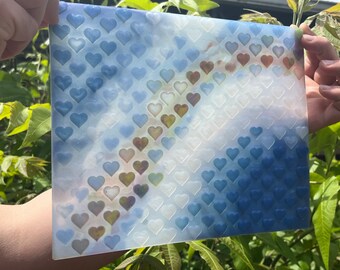 10.5" x 8.5" Heart Doming Mat
