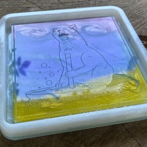 Witchy Cat Tray Silicone Mold