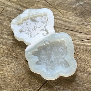 Mechanic Cat Earrings Silicone Mold