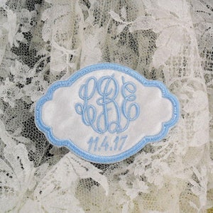 Something Blue for bride, Wedding dress label makes the perfect bridal shower gift, Style 1012 jfyBride