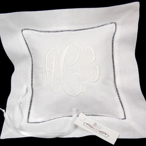 Ring bearer pillow personalized with your monogram jfyBride Style 5219