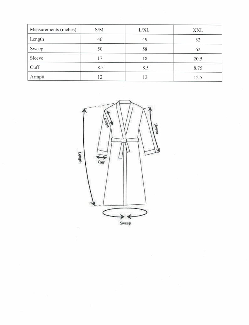 Couples personalized cotton robes 2nd anniversary gift Monogram bathrobes jfyBride Set of 2 Robes image 4