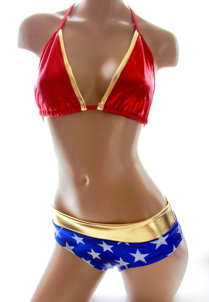 wonder woman bikini top