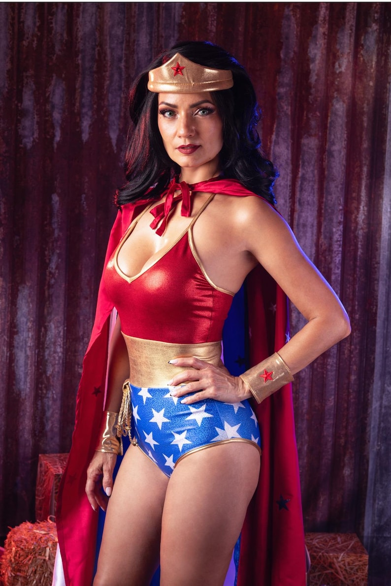Sugarpuss STAR SUPERHEROINE ONEPIECE, Pin Up Cosplay Costume image 3