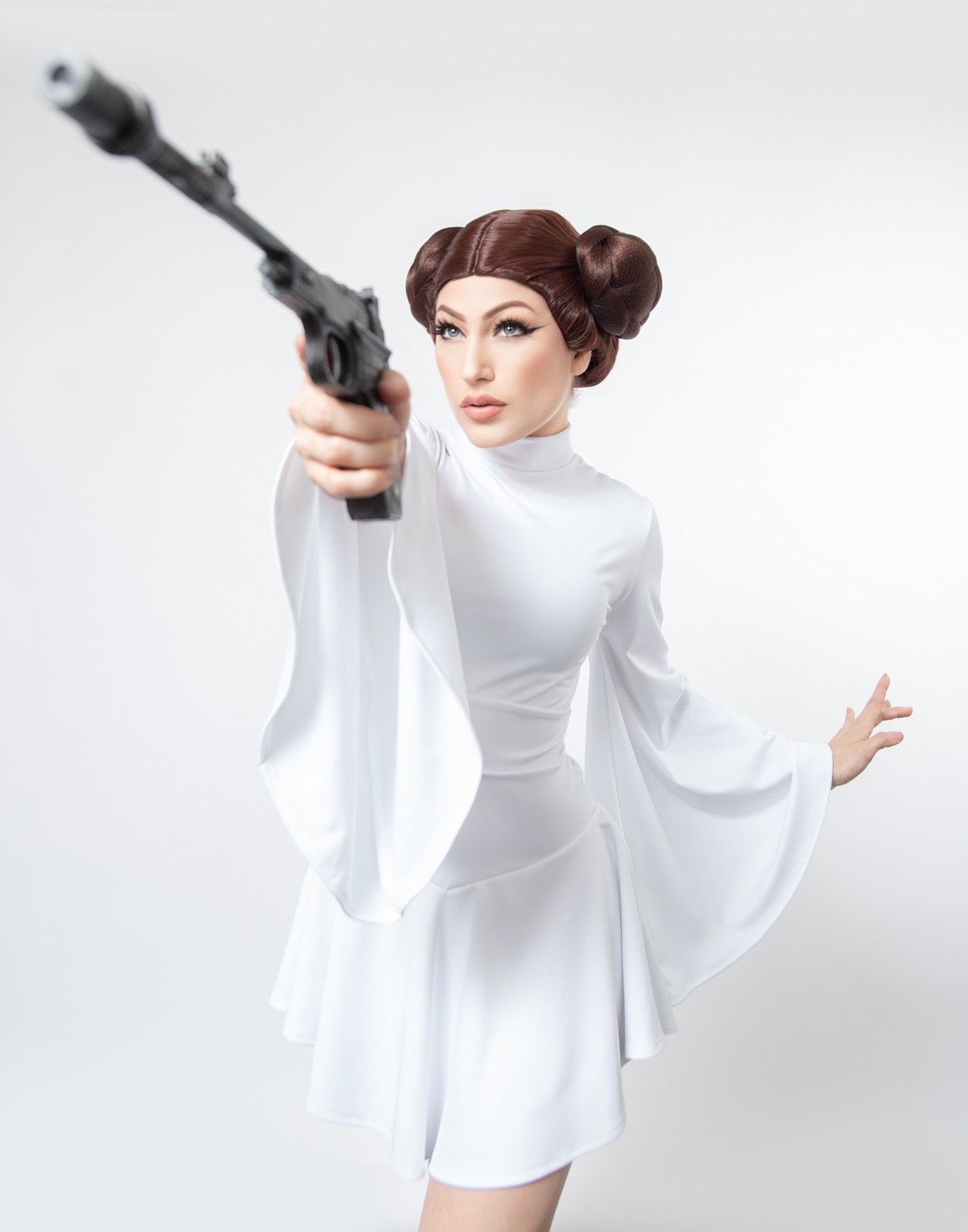 princess leia short dress costume Easy Costume Idea: Princess Leia