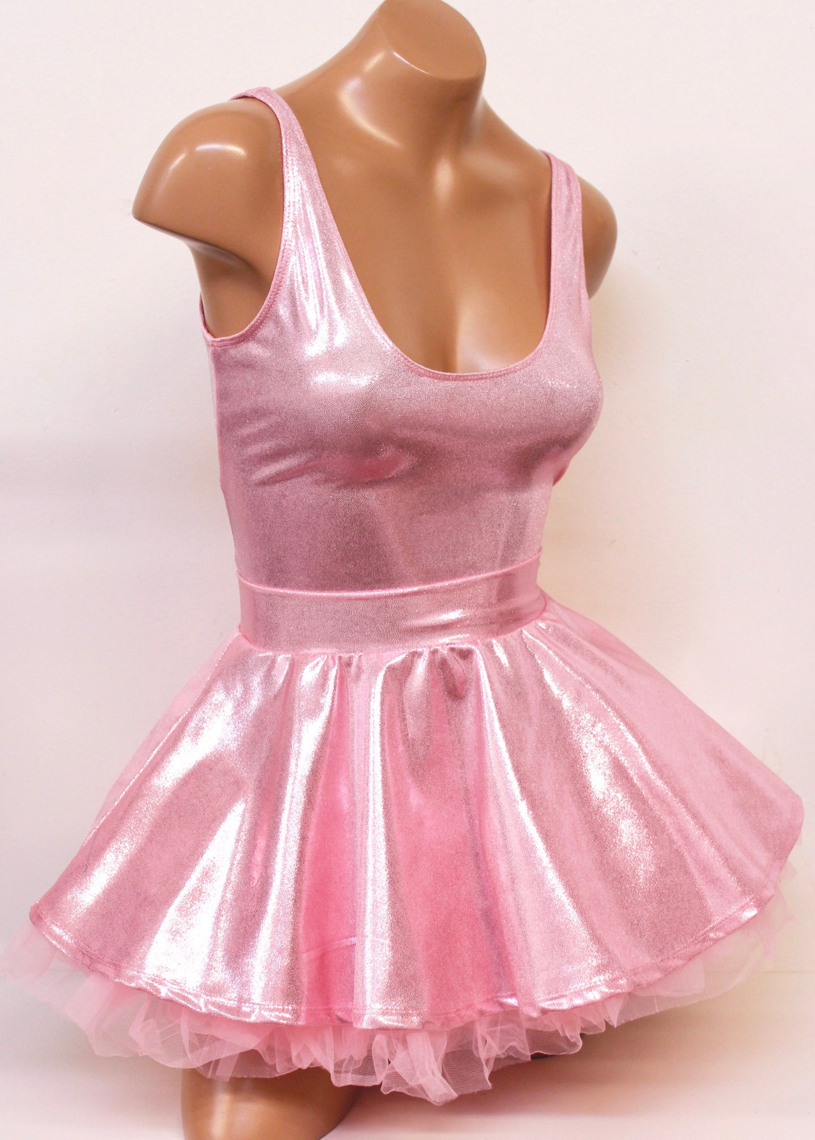 Sugarpuss PINK BALLERINA DOLL Costume Baby Pink Hologram Etsy
