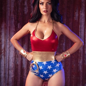 Sugarpuss STAR SUPERHEROINE ONEPIECE, Pin Up Cosplay Costume image 1