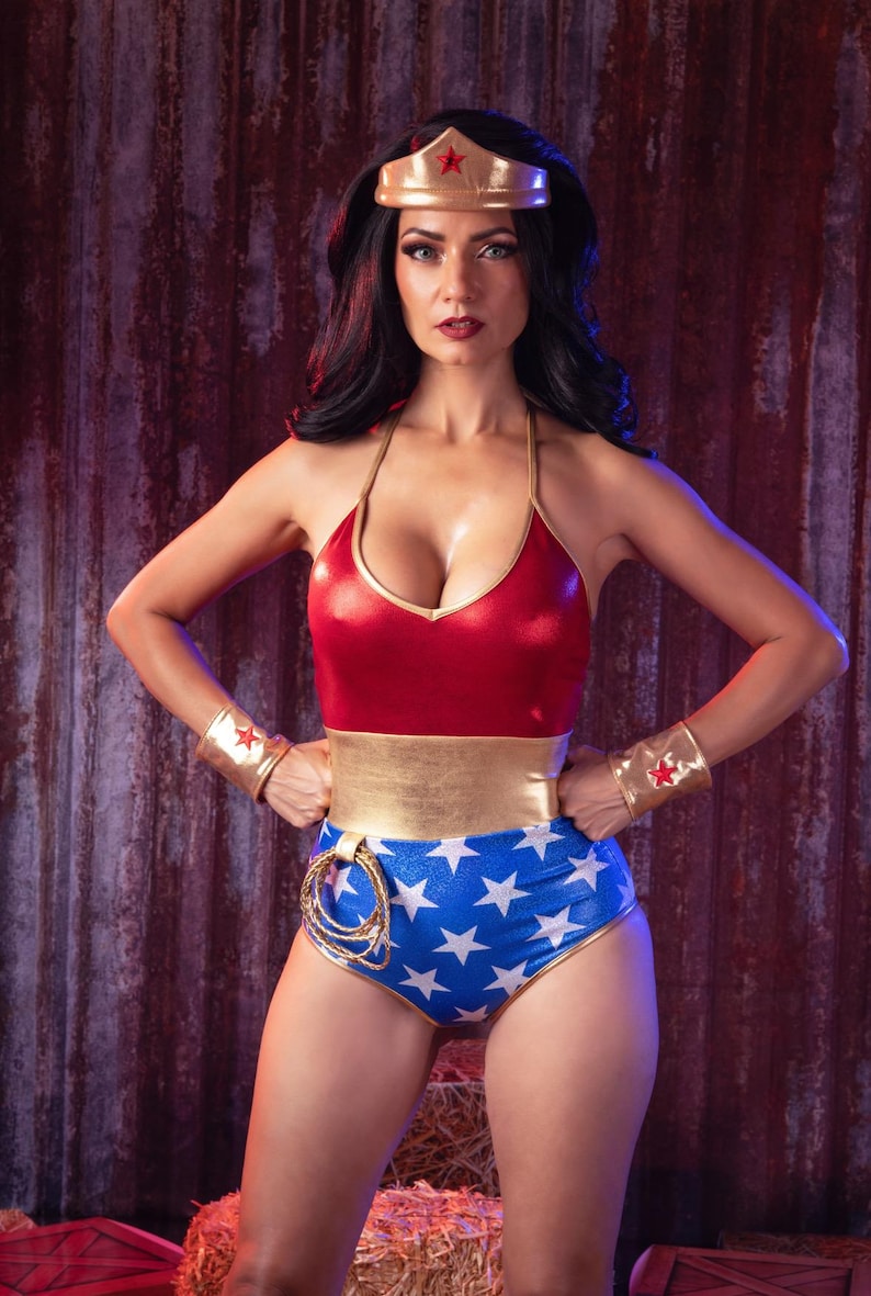Sugarpuss STAR SUPERHEROINE ONEPIECE, Pin Up Cosplay Costume image 1
