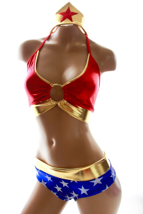 wonder woman bikini top
