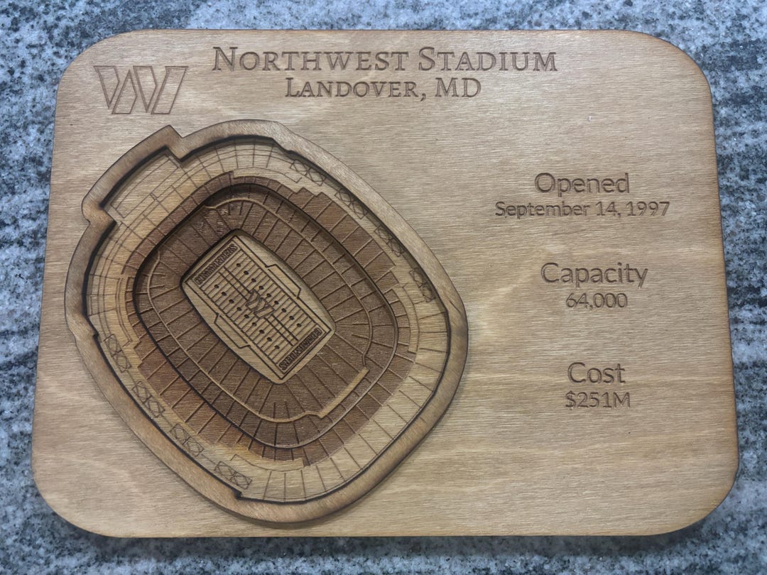 Commanders Stadium Lettering Washington Commanders Stadium - Etsy