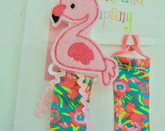 Pacifier holder, pacifier clip, flamingo pacifier clip, flamingo baby gift, binky clip, binky holder, baby shower gift, paci clip