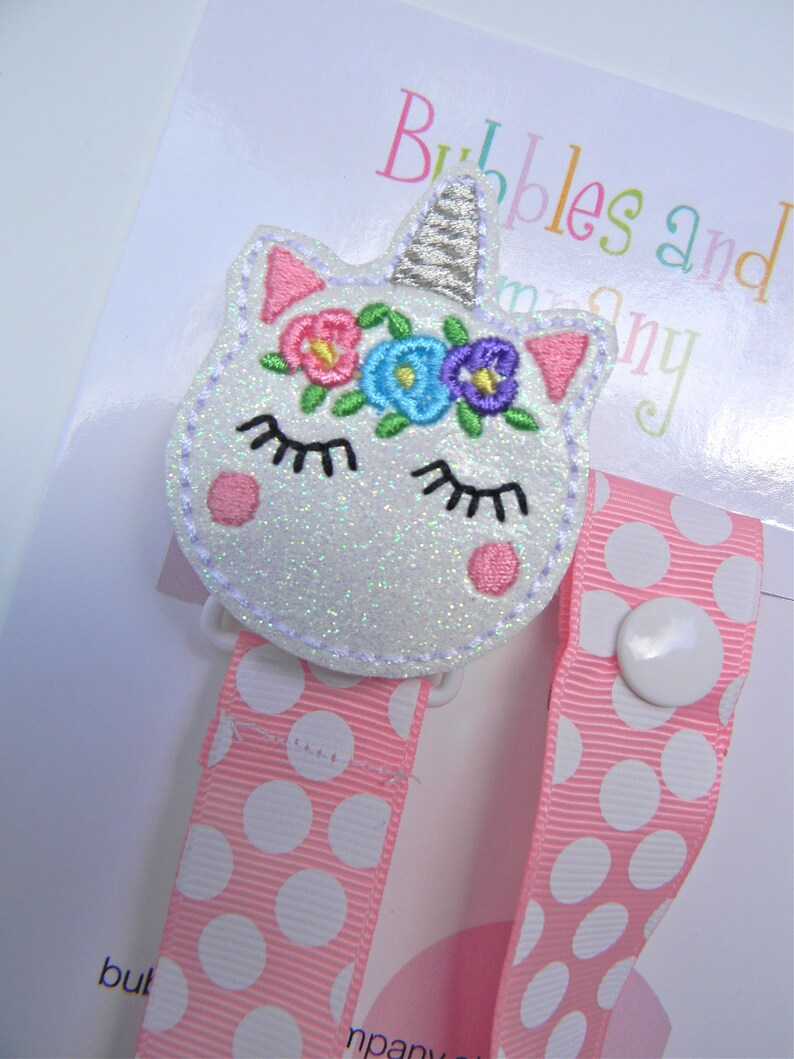 Unicorn Pacifier holder pacifier clip unicorn pacifier clip Etsy
