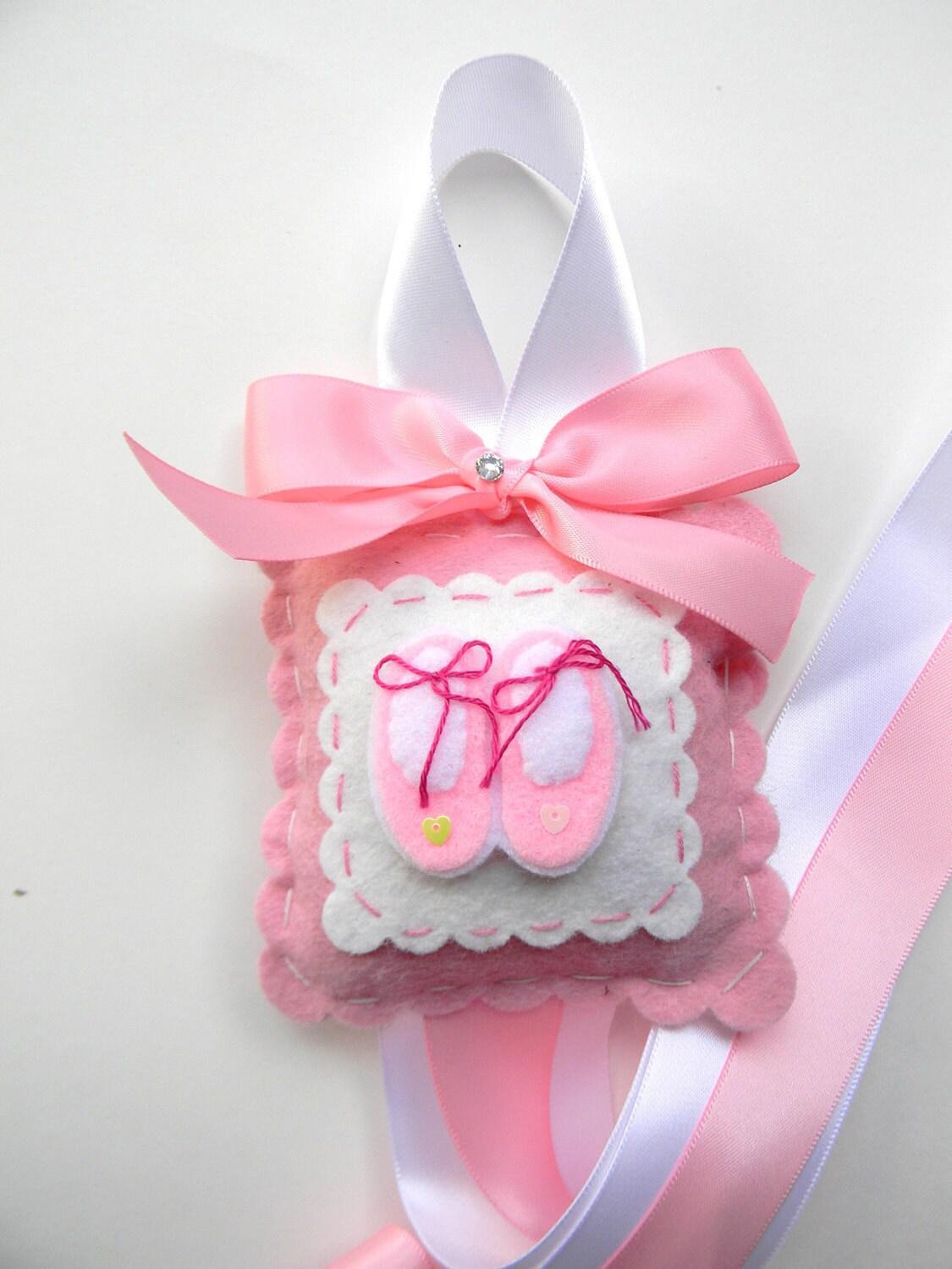 Pink Ballet Hair Bow Holder-felt Bow Holder-hair Clip - Etsy Pink Ballet Hair Bow Holder-felt Bow Holder-hair Clip - Etsy