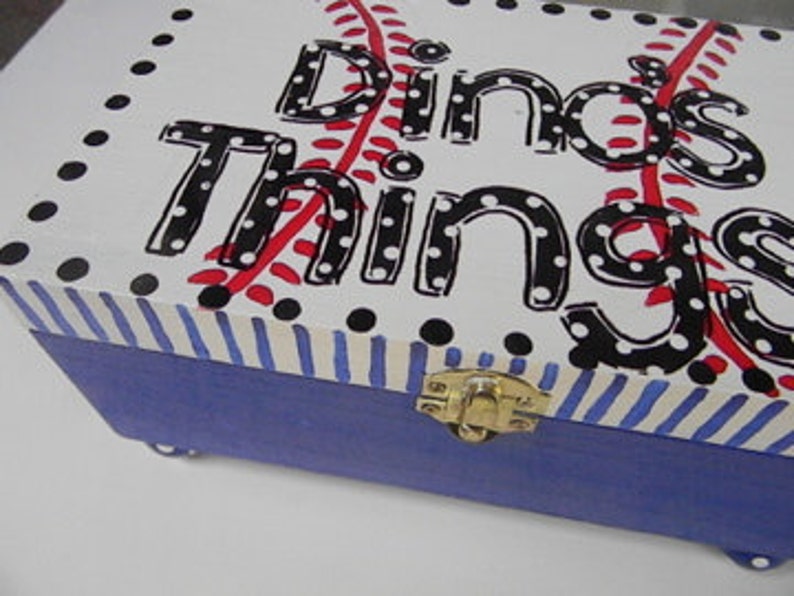 Hand Painted Treasure Boxes-Personalized wooden boxes-trinket boxes-treasure keepers