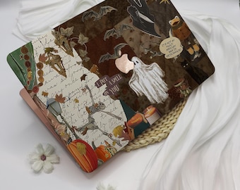 Retro Halloween Collage MacBook Case for Apple Laptop Sleeve,MacBook 12,MacBook Pro Cover 16/15/14/13,MacBook Ret 15/13,Mac Air Cover 15/13