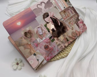 Girlishheart Sunset Pink MacBook Case for MacBook Pro16/15/14/13,Air 15/13-A2337/11,MacBook 12,Apple Laptop Sleeves Cover,MacBook Ret 15/13