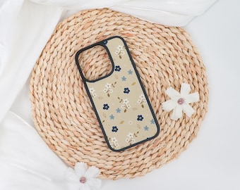 Vintage Floral Pattern Soft iPhone Case Cover for iPhone 17 16 15 Pro Max,iPhone Air/16e 15 14 Plus,Case for Mini 13 12 X XS XR SE,Christmas