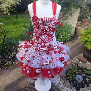 candy cane dress for ladies Women's Candy Cane Lane Sequin V Neck Dress | Festive Holiday Dress | High Strength & Durable Material with Stretch | Red/Silver