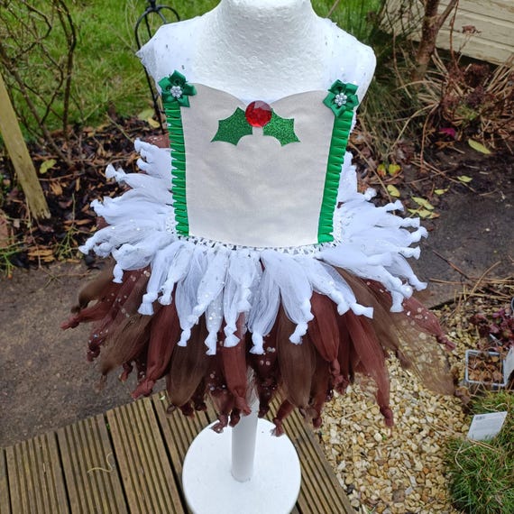 Christmas Pudding Fairy Tutu Dress: Holiday Costume - Etsy Canada