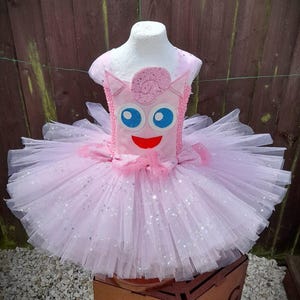 Jiggly Puff Character Tutu Dress - Costume, Dressing Up, Birthday Party, Christmas, Halloween Faerie Parade Carnival, Mardi Gras