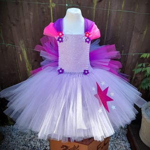 Twilight Sparkle Einhorn Pony Charakter Tutu Kleid - Kostüm, Verkleidung, Geburtstagsfeier, Weihnachten, Halloween Faerie Parade Karneval