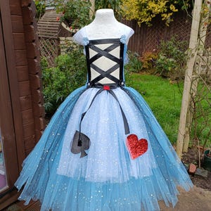 blue alice in wonderland style dress Alice in Wonderland Blue Gingham Tea Dress M I Retro Fairy