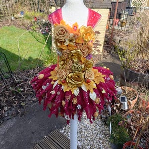 Gloria the Flower Fairy Tutu Dress - Costume, Dressing Up, Birthday Party, Christmas, Halloween, Faerie Parade, Carnival, Mardi Gras