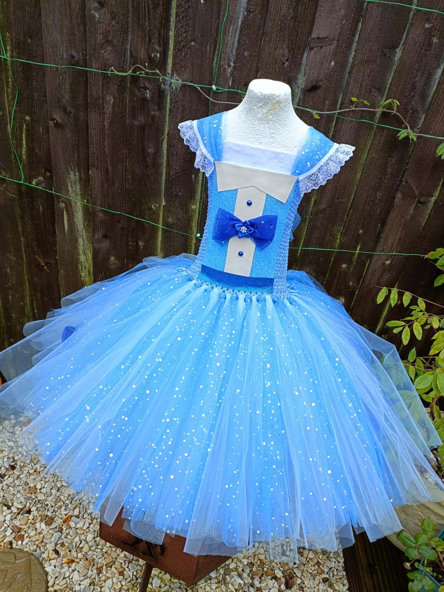 トップス poppy TULLE BALLOON TUNIC (LIGHT BLUE) Tulle balloon