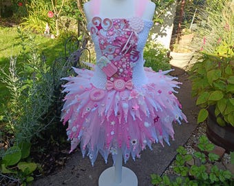 Erwachsene Candyland Tutu Kleid: Lolly Kostüm, Geburtstagsfeier, Halloween, Festival, Weihnachten, Parade, Faerie