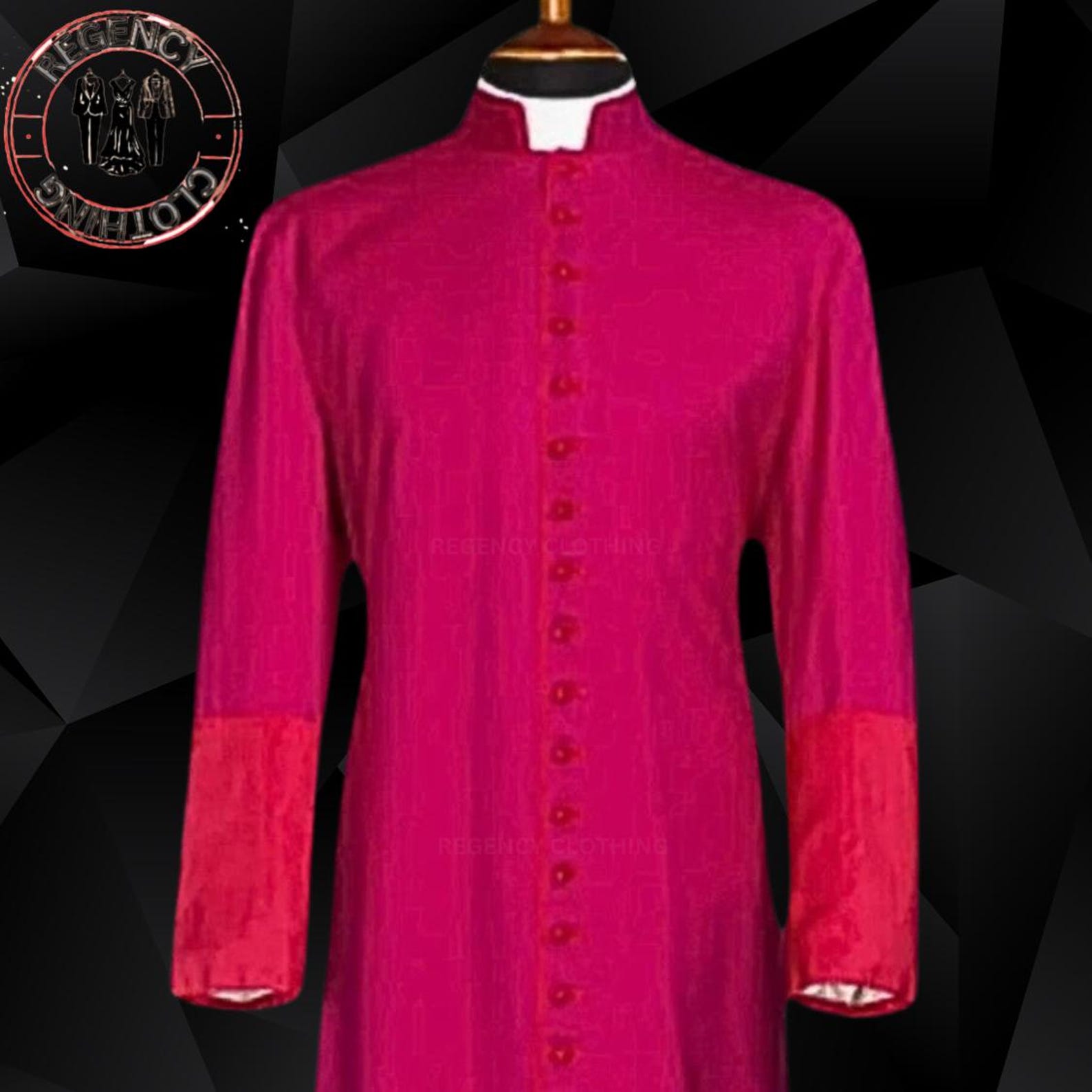 New Roman Cassock – Traditional Clergy Vestment – Elegant Gothic Priest ...