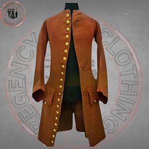 18th Century Herren Regency Mantel - Weste & Breeches Set | Historische Militär Reitgruppe – Historisches Regency Outfit – 100% Qualitätswolle