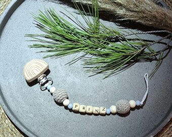 Cadena de chupete personalizada "Príncipe"