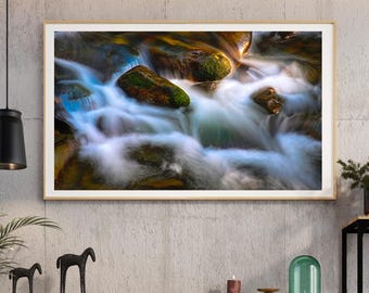 Photo Art by Anna Miller- Boulders in Mountain Creek- Smoky Mountains