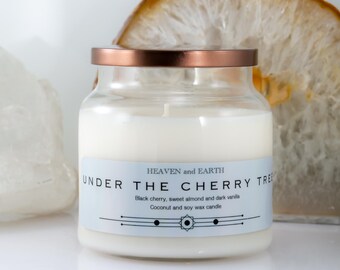 Luxury Fragrance Candle by Heaven and Earth - Under the Cherry Tree