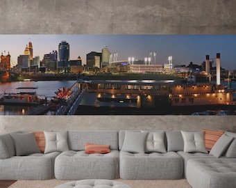 Wall Mural, Cincinnati, OH, 48x150 inches