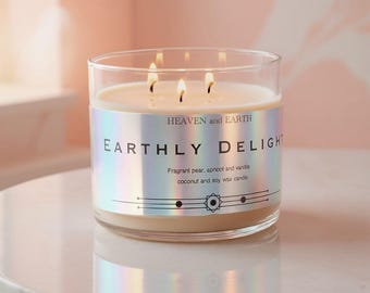 Luxury Fragrance Candle by Heaven and Earth - Earthly Delight