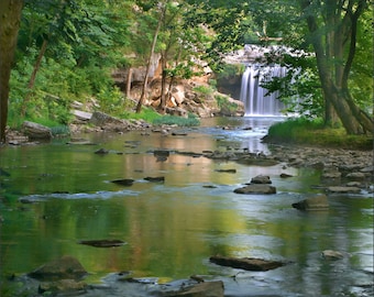 Photo Art by Anna Miller- Cataract Falls, Indiana