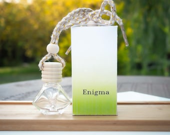 Car Fragrance Diffuser Glass Bottle - Enigma – Scented Luxury for Any Car