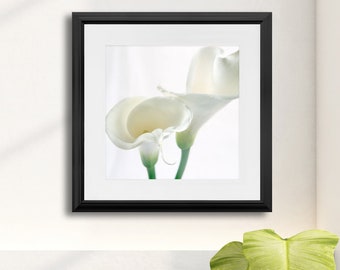 Framed Print - Calla Lilly Abstract 2 - Ready To Hang Art