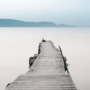 Photo Art by Anna Miller- Dock on Lake Superior