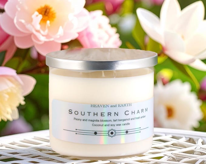 Featured listing image: Luxury Fragrance Candle by Heaven and Earth - Southern Charm
