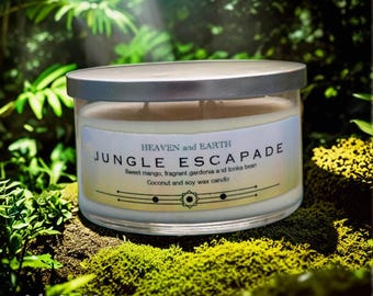 Luxury Fragrance Candle by Heaven and Earth - Jungle Escapade