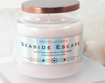 Luxury Fragranxce Candle by Heaven and Earth - Seaside Escape