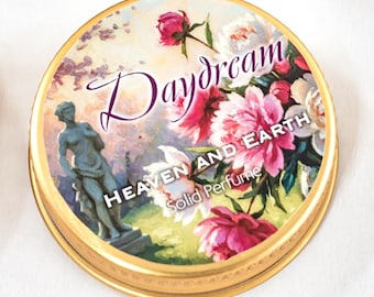 Solid Perfume – Floral Solid Perfume, Natural Beeswax Perfume, Romantic Handmade Gift Tin - Daydream