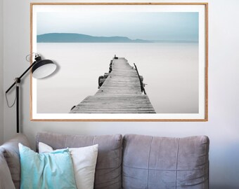 Photo Art by Anna Miller- Dock on Lake Superior