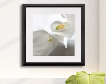 Framed Print - Calla Lilly Abstract - Ready To Hang Art