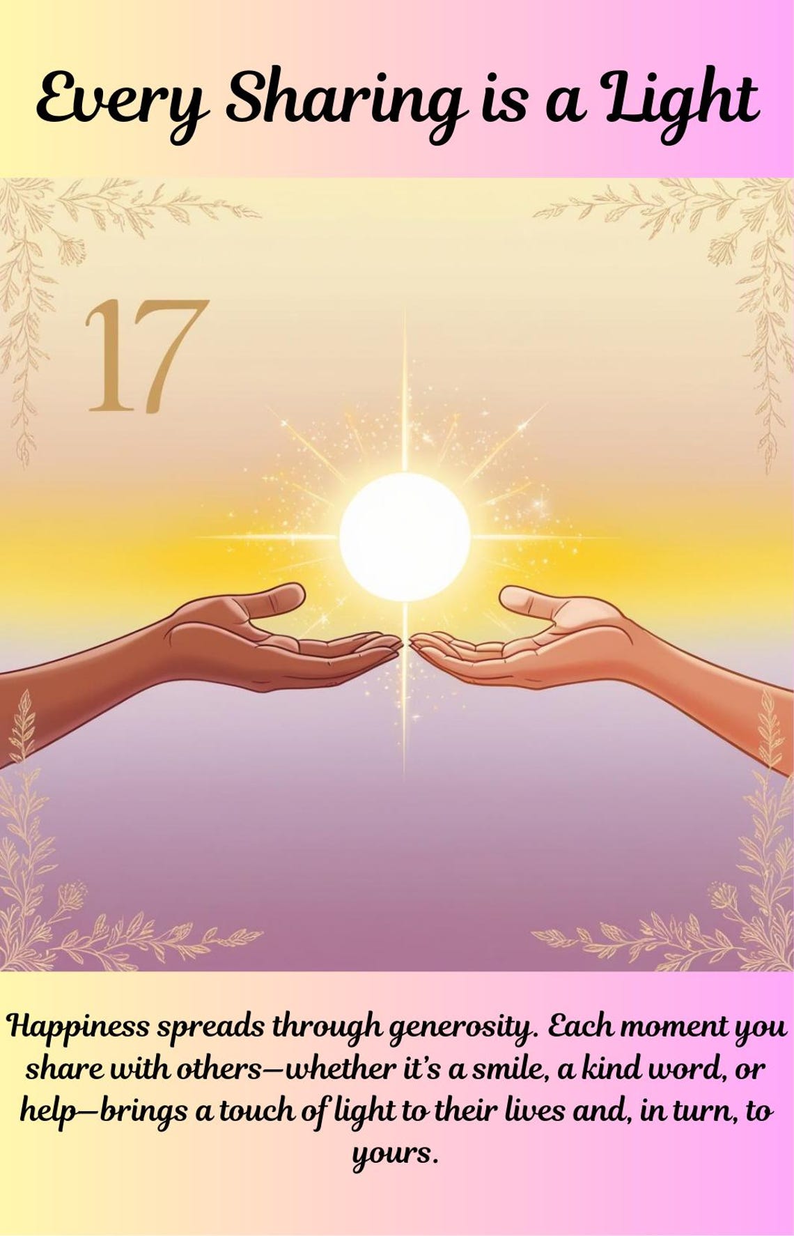 Happiness Oracle Cards for Positive Energy, Spiritual Growth, Self-love ...